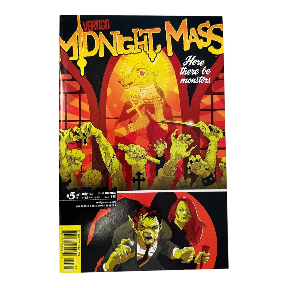 Vertigo Midnight Mass Comic Book‎ Issue #5 July 2004 Horror Collectible